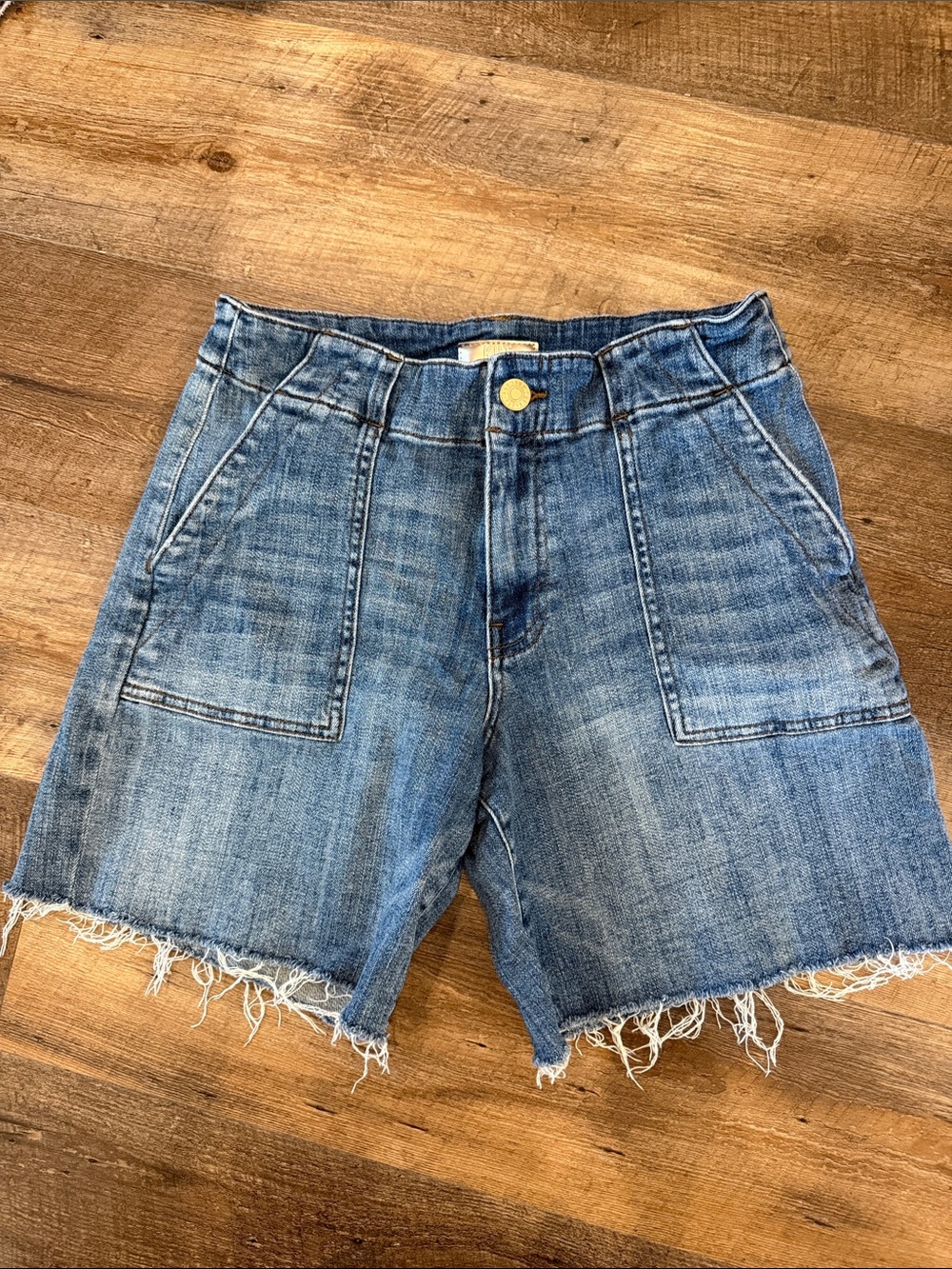 Kut from the Kloth Light Blue Denim Cutoff Shorts